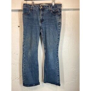 HARLEY DAVIDSON WOMENS 12P BOOTCUT JEANS 34 X 28 -016-